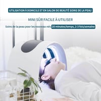 IeBilif 7 Színű LED Arcmaszk - Professzionális Bőrápoló Fényterápiás Eszköz Arcra és Testre - Öregedésgátló, Bőrfeszesítő, Ránctalanító Keze 4