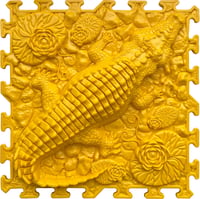 ORTO NATURE Erdei Iskola Szenzoros Puzzle Masszázs Szőnyeg - Ortopédiai Játszószőnyeg Babáknak és Gyerekeknek 7