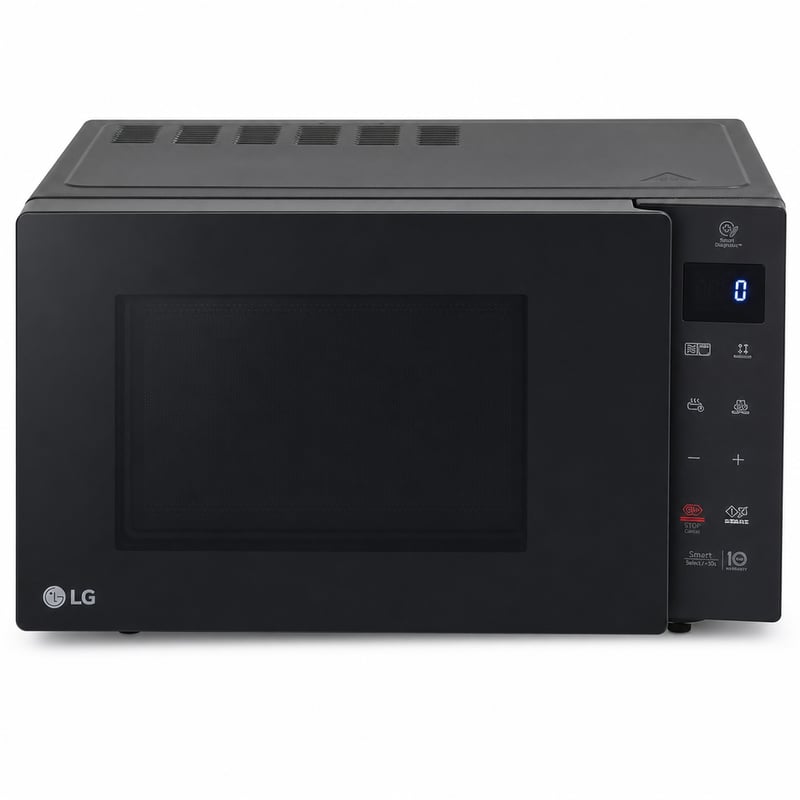 Cuptor cu microunde LG MH6535GDS cu grill, 25 L, 1000 W, Smart Inverter, grill cu cuarț, încălzire cu infraroșu, EasyClean, negru, utilizat