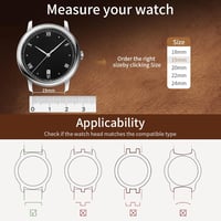 Fullmosa bőr óraszíj 18-24mm - Vintage stílusú cserekarszalag Huawei, Samsung, Amazfit, Garmin, Fossil órákhoz 5