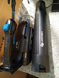 Suflantă de frunze cu acumulator Högert Technik 18V, viteză aer 144 km/h, debit de aer 570 m³/h, pentru grădină — netestat (fără acumulator) (stare: vezi a 2-a imagine) 3