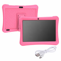 Detský tablet EagleSoar 10 palcov, Android 13, 3 GB RAM, 32 GB, ružový — chybný, čiastočne funkčný: nedá sa nabiť (stav: pozri 2. obrázok) 1