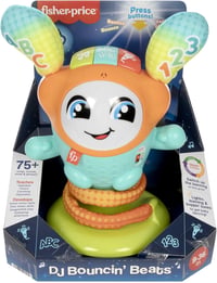 Fisher-Price DJ Hüpfi Interaktív Táncoló Játék - Zenélő, Mozgó Gyerekjáték 9 Hónapos Kortól, Német Nyelvű, Elemmel, Többszínű 6
