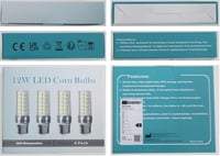 Philips 12W E27 LED Kukorica Izzó, Neutrál Fehér, 4 darabos csomag 9