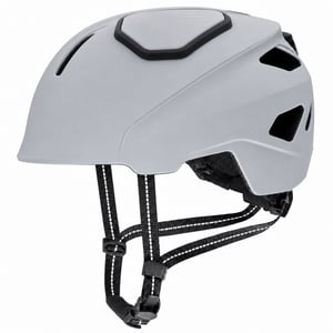 uvex Urban Planet LED biciklistička kaciga za odrasle - Rhino mat - 58-61 cm — LED svjetlo ne radi! (stanje: vidi 2. sliku)