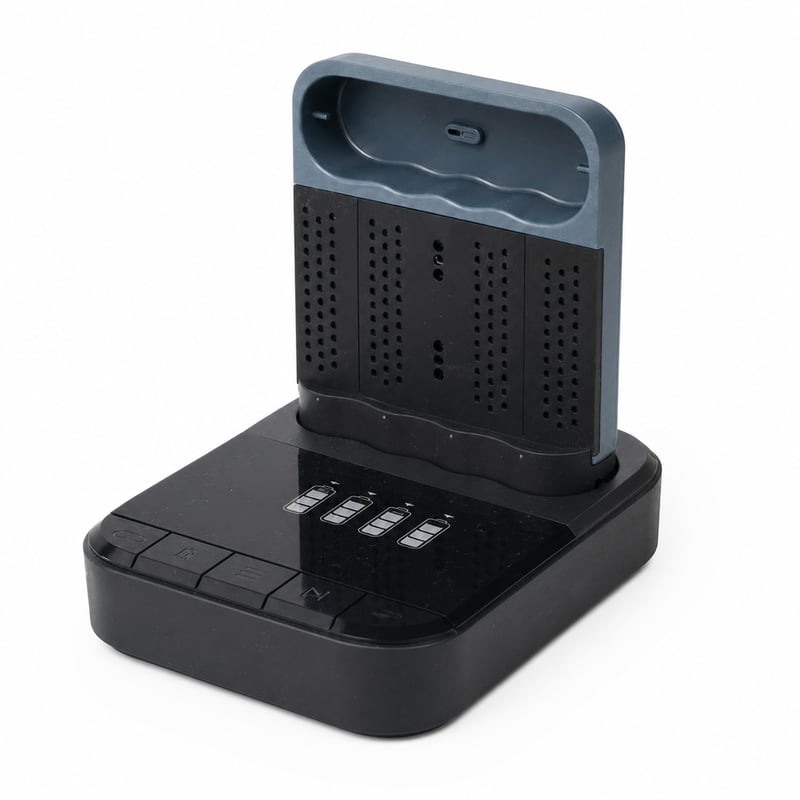 GP ReCyko Pro P461 USB punjač baterija sa stanicom, bez 4x AA 2000 mAh baterije — nedostaju 4 baterije (stanje: vidi 2. sliku)