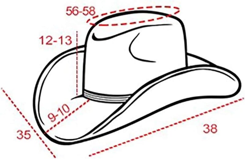 Barna AcserGery Cowboy Kalap - Western Stílusú Jelmez Kiegészítő Farsangra, Halloweenre