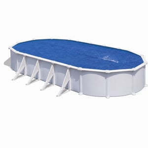 Prelată de vară cu bule Gre CPROV510 pentru piscină ovală 500x350 cm — Urme de uzură pe o porțiune mică (stare: vezi imaginea 2)