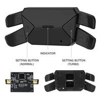 Programozható Hátsó Gomb Készlet PS5 Kontrollerhez - 4 Fehér Hátsó Paddle BDM 010 & 020 Modellekhez - Fekete Hátsó Burkolat 5