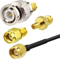 Eightwood 4G LTE Antenna 3dBi SMA Csatlakozóval, Üvegtartóval és 3 Adapterrel - GSM/3G/4G Router és Hotspot Kompatibilis, 3m Kábel 6