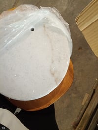 Oblúková LED stojacia lampa Teamson Home Arquer Versanora VN-L00010-EU, chróm, mramorový podstavec – preliačený, sfarbený podstavec (stav: pozri 2. obrázok) 6
