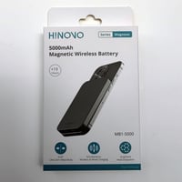 MagSafe Powerbank iPhone-hoz: Hinovo 5000mAh ultravékony mágneses külső akkumulátor, 20W gyorstöltés 10