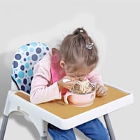IKEA Antilop Etetőszékhez Rózsaszín Szilikon Alátét - Könnyen Tisztítható 7