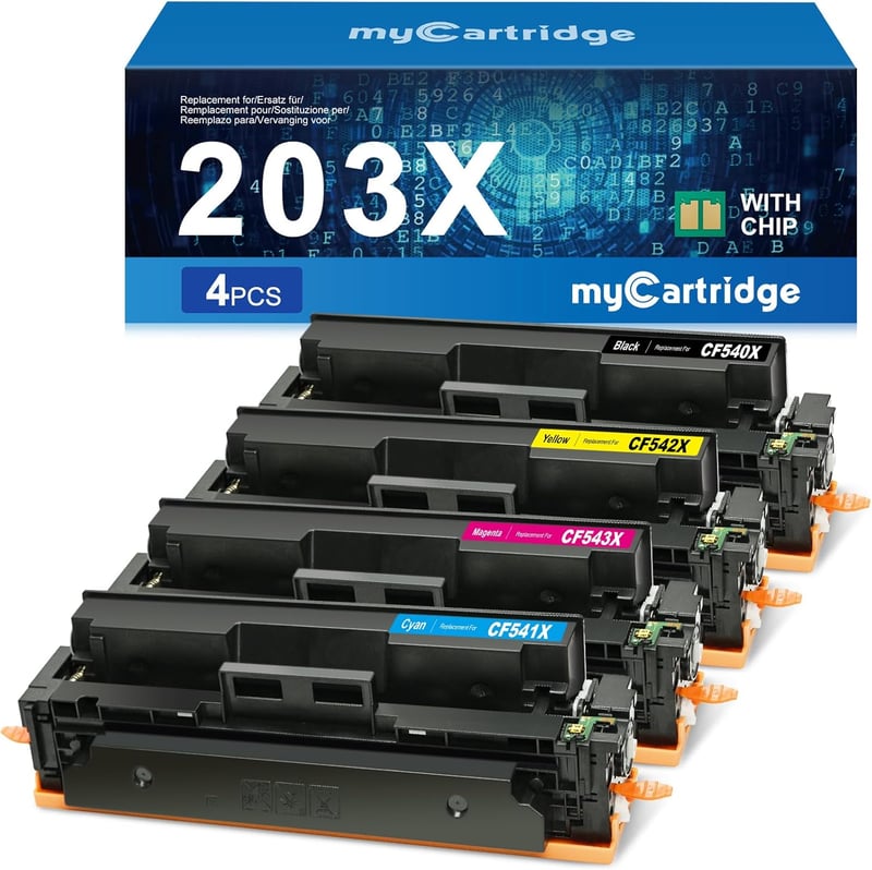 myCartridge 203X kompatibilis toner HP Color Laserjet Pro M281fdw M254dw nyomtatókhoz