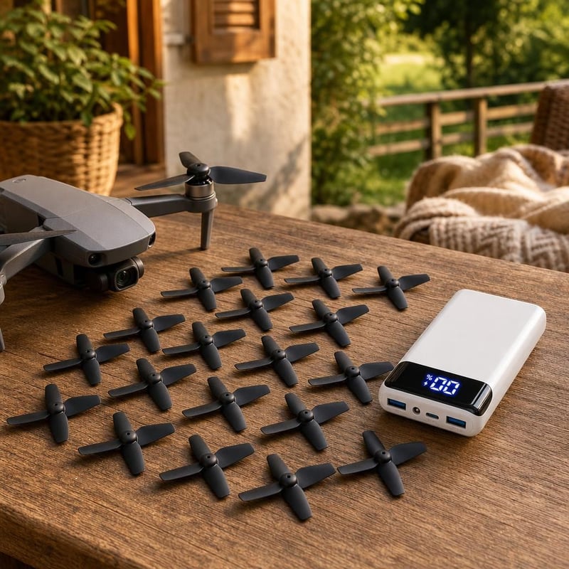 Drónmentő tartalékcsomag: 20 db cserelapát + 20000 mAh power bank