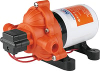 LightEU 12V Automata Nyomásszivattyú - 3.10 Bar/45 PSI Vízszivattyú Hajókhoz, Lakóautókhoz, Kempingezéshez és Kerthez - 11.3L/min  1