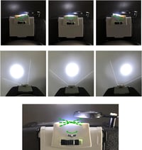 Bustling LED-es nagyító sisak 1,5-10x, órajavításhoz és modellezéshez 6