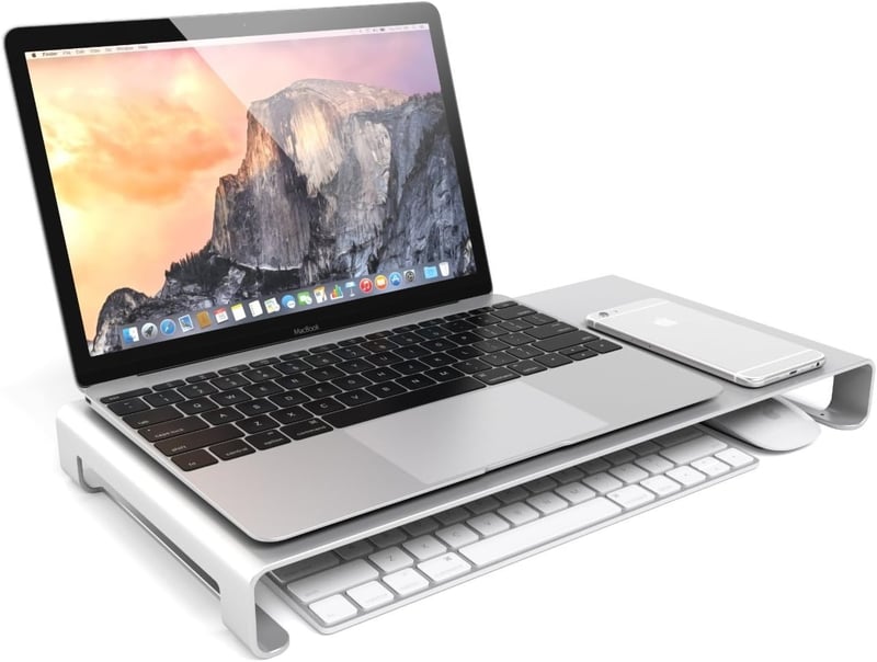 Desire2 alumínium monitor állvány iMac, MacBook és PC-hez - ezüst