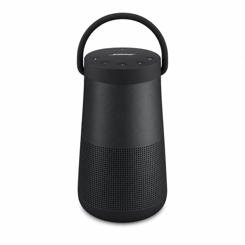 Bose SoundLink Revolve+ Series II Bluetooth hangszóró, fekete, 360 fokos hang, vízálló — USB kábel nélkül (bemutató darab)