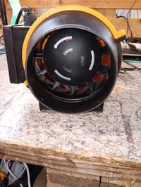 Ventilator de tubulatură MidingChai 100 mm cu regulator de turație, 220 m³/h, ventilator de extracție silențios, protecție la supraîncălzire, UE 4