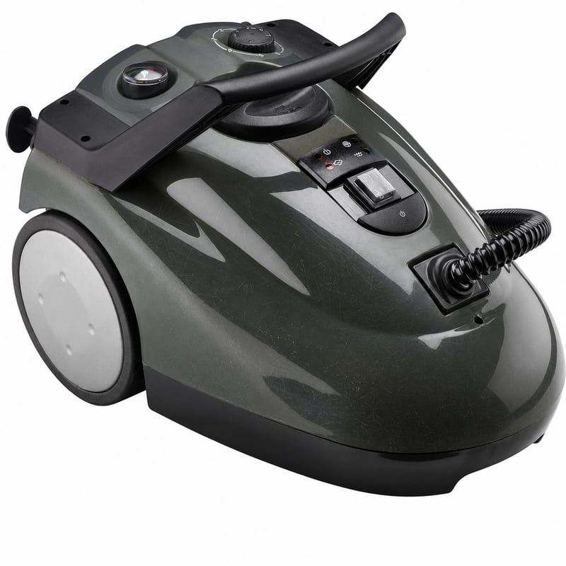 Aparat de curățat cu abur profesional Lavor GV KONE 2300W 4 bari 143°C gri — defect, pentru piese: nu încălzește apa (stare: vezi a doua fotografie)