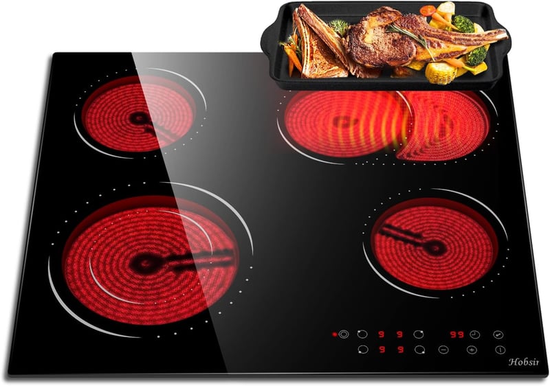 Bosch 60 cm-es üvegkerámia főzőlap, 4 zónás, érintőszenzoros, 6600W, gyerekzárral