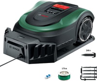 Bosch Indego M+ 700 Robotfűnyíró 18V Akkumulátorral, Applikáció Vezérléssel, 19 cm Vágásszélességgel, 700 m² Területre 2