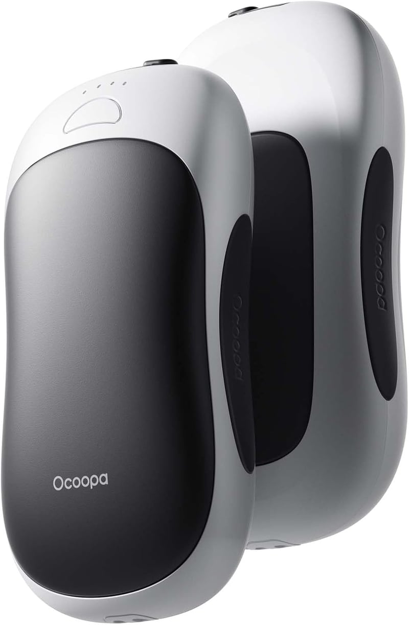OCOOPA UT3 PRO Elektromos Kézmelegítő Szett, 10000 mAh Powerbank, 4 Hőfokozat, 58°C, Kétoldalas Fűtés, Újratölthető, Ideális Vadászathoz, Ke