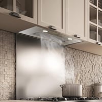 Ciarra CBCS5913A Páraelszívó Alap, 52 cm Széles, 300 m³/h Teljesítmény, Rozsdamentes Acél, LED Világítás, 3 Fokozat, Alumínium Zsírszűrő, CB 17