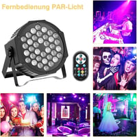 U`King RGB LED Par Reflektor - 36 LED-es DMX512 Színpadi Fény Távirányítóval 5