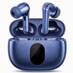 ZZU Balu Bluetooth 5.4 True Wireless slušalice, 4 ENC mikrofona za uklanjanje buke, LED kućište za punjenje — ogrebotine na postolju (stanje: vidi drugu sliku)