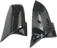 GSRECY Fényes Fekete Visszapillantó Tükör Borítás BMW F20 F21 F30 F36 X1 E84 Kompatibilis - M4 Stílusú Autó Külső Tuning Szett (2 db) 6