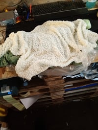 Set lenjerie de pat din flanel fleece de iarnă Sedefen, 135x200 cm, verde-alb, pluș — lipsește 1 husă de plapumă și 1 față de pernă (stare: vezi imaginea 2) 2