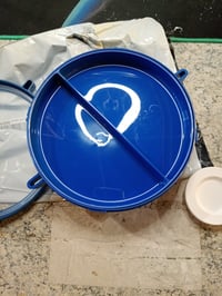 Recipient pentru alimente Mepal Bento Vita Bowl cu compartimente și recipient pentru sos, 1500 ml, albastru - capac zgâriat (stare: vezi a 2-a imagine) 3