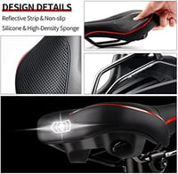 Șa de Bicicletă YOUNGDO cu Gel - Ergonomică, Respirabilă, Absorbantă de Șocuri, Scaun Bicicletă pentru MTB și Biciclete de Șosea, Husă Impermeabilă 8