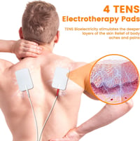 Creliver 300H Vérkeringés Stimulátor - EMS és TENS Lábmasszírozó Neuropátia és Fájdalomcsillapítás, Izomterápia, LCD Kijelző, 25 Mód, Távvez 3
