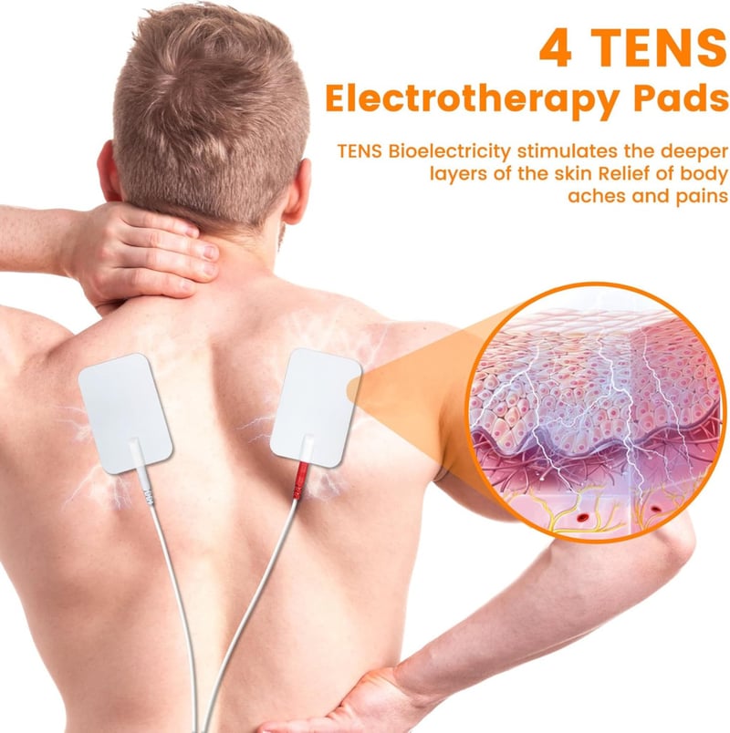 Creliver 300H Vérkeringés Stimulátor - EMS és TENS Lábmasszírozó Neuropátia és Fájdalomcsillapítás, Izomterápia, LCD Kijelző, 25 Mód, Távvez