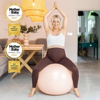 BABYGO® Kismama Fitnesz Labda 65cm - Nude Színű, Irodai és Jógahasználatra, 1000kg Teherbírású 6