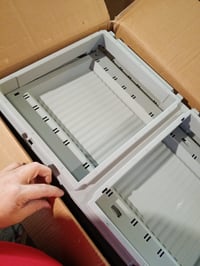 Dulap de sortare a deșeurilor Terry EcoCab 3 cu 3 compartimente, pentru interior și exterior — fisuri minore pe cea mai mare parte a produsului (stare: vezi a doua imagine) 5