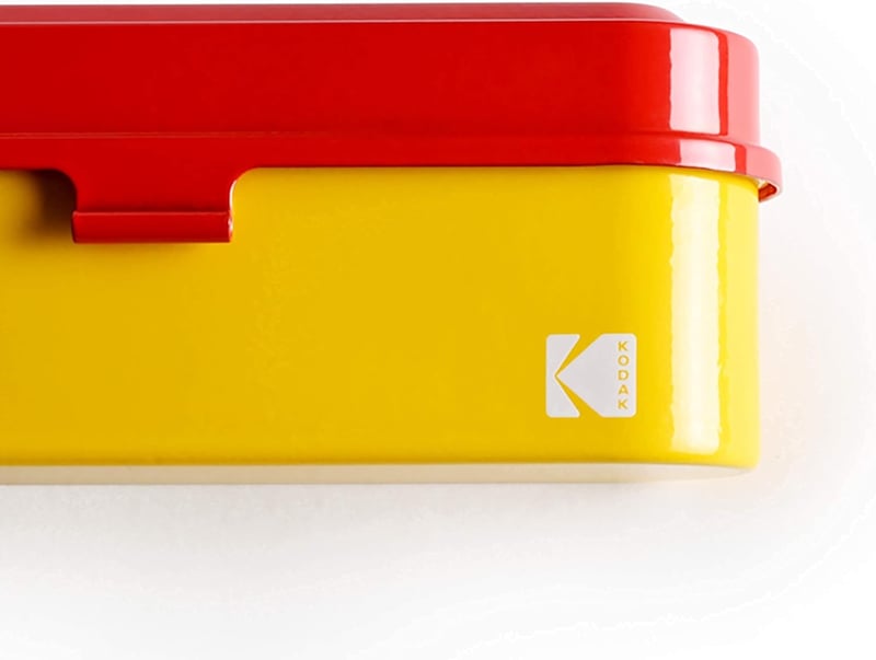 KODAK retro fémdoboz 5 tekercs 35mm-es filmhez - piros