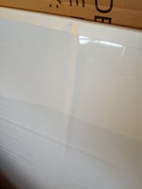 Amazon Basics magnetska bijela ploča s aluminijskim okvirom 120x90 cm - zgužvana — zgužvana ploča, udubljen rub (stanje: vidi 2. sliku) 4