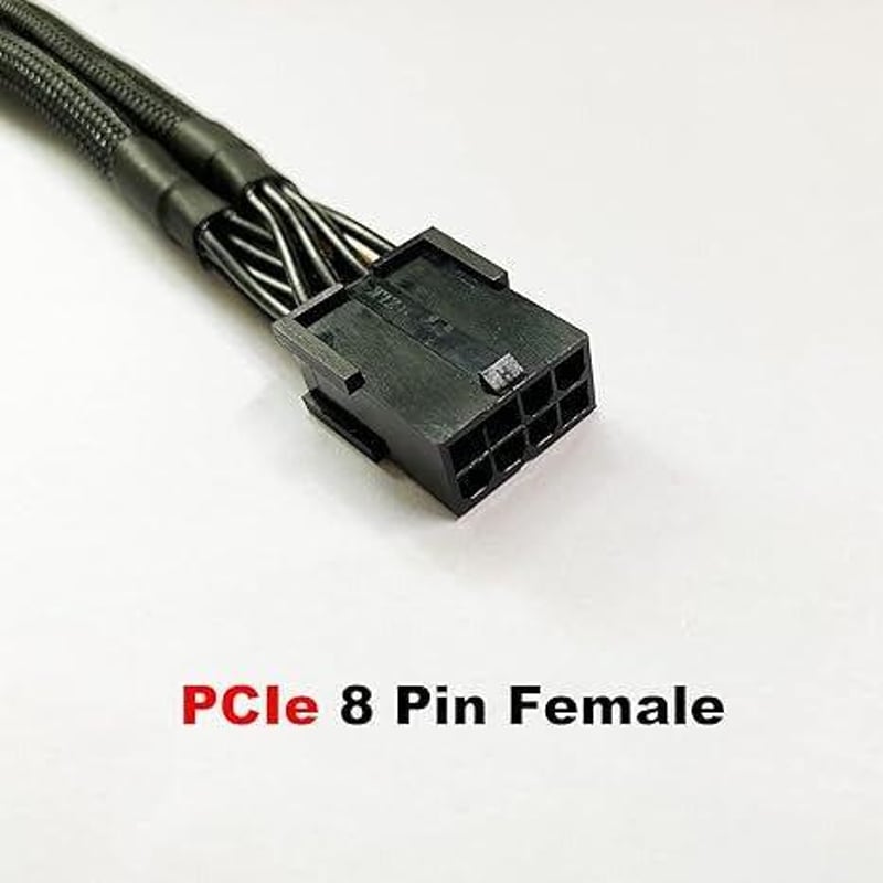 AMANGNY GPU Tápkábel Elosztó - 8 Pin Női to 2x 8(6+2) Pin Férfi VGA Adapter