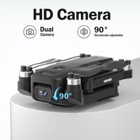 karuisrc K600 GPS Drón 1080P Kamerával, Beépített HD Kijelzős Távirányítóval, Összecsukható, Szélálló, SD Kártyával és Hordtáskával, Kezdőkn 4
