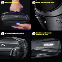 CHICLEW Roller Táska - 2L Vízálló Kormánytáska Xiaomi MI Mijia M365 és Ninebot ES1/ES2/ES3/ES4 Elektromos Rollerekhez, EVA Kemény Tok 3