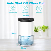 Teliser Automata Páramentesítő 1000ml - Energiatakarékos, Csendes Légtisztító Otthonra 6