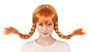 Topcosplay Duga Svijetlosmeđa Pletena Perika za Žene - Otporna na Toplinu Sintetička Kosa za Cosplay i Noć vještica Kostime, Kovrčava Frizura
