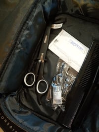 Aparat de tuns pentru bărbați Wahl Elite Pro cu fir, cu piepteni Secure-Fit, accesorii: foarfecă, pieptene și geantă de depozitare, stare utilizată 5