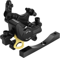 Yungeln Alumínium Hidraulikus Tárcsafék Xiaomi M365 1S Essential Pro Pro2 Elektromos Rollerhez - Adapterrel, Fekete, Rozsdamentes Acél 4