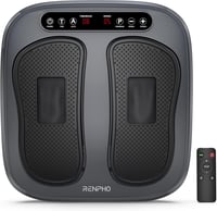RENPHO Elektromos Lábmasszírozó 20 Sebességgel, 5 Üzemmóddal, Távirányítóval - Talpi Izomfeszülés és Plantáris Fasciitis Enyhítésére 1