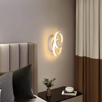 Goeco Modern Kerek LED Mennyezeti Lámpa, 22W, 3000K Meleg Fehér Fény, 2000lm, Szilikonborítás, Nappali, Háló, Konyha Világítás, Fehér 9